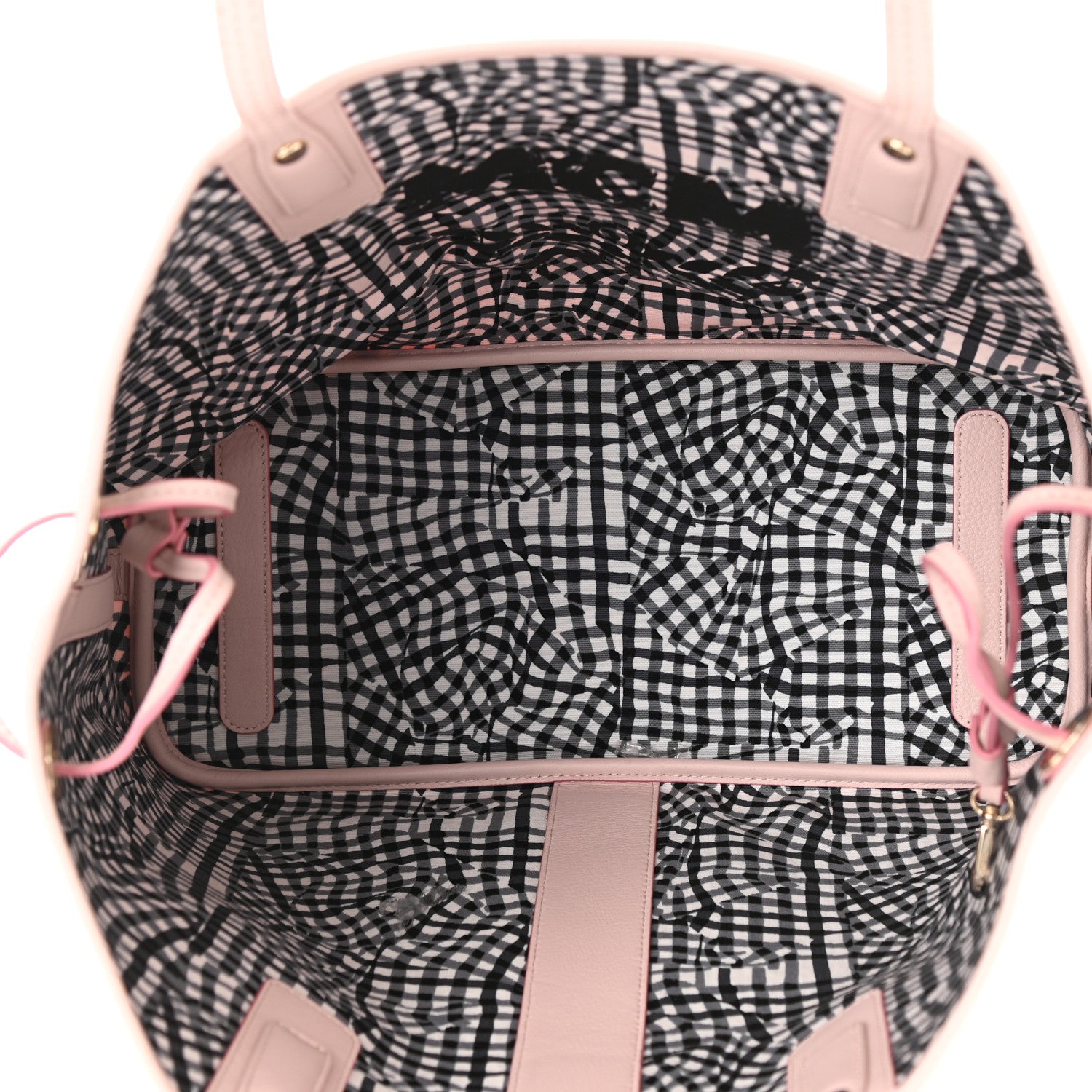 MCM Visetos Medium Liz Reversible Shopper Tote Powder Pink 8 of 12