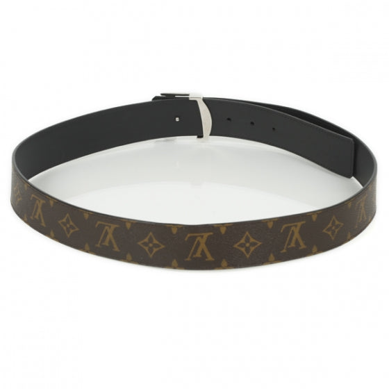 Louis Vuitton Macassar Monogram LV Initiales Reversible Belt100 40 2 of 6
