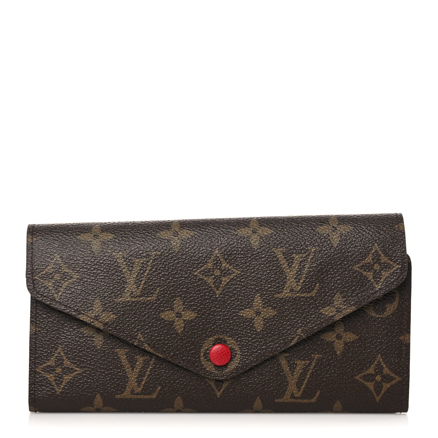 Louis Vuitton Monogram Josephine Wallet Red 1 of 6