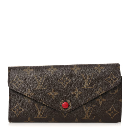 Louis Vuitton Monogram Josephine Wallet Red 1 of 6