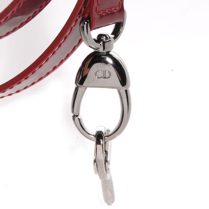 Christian Dior Patent Lady Dior Shoulder Strap Red 5 of 5