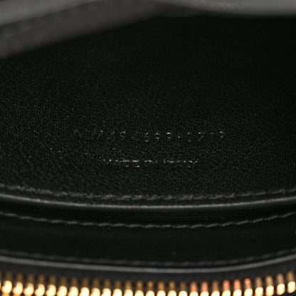 Saint Laurent Calfskin Y Quilted Monogram Small Loulou Chain Satchel Black 7 of 10