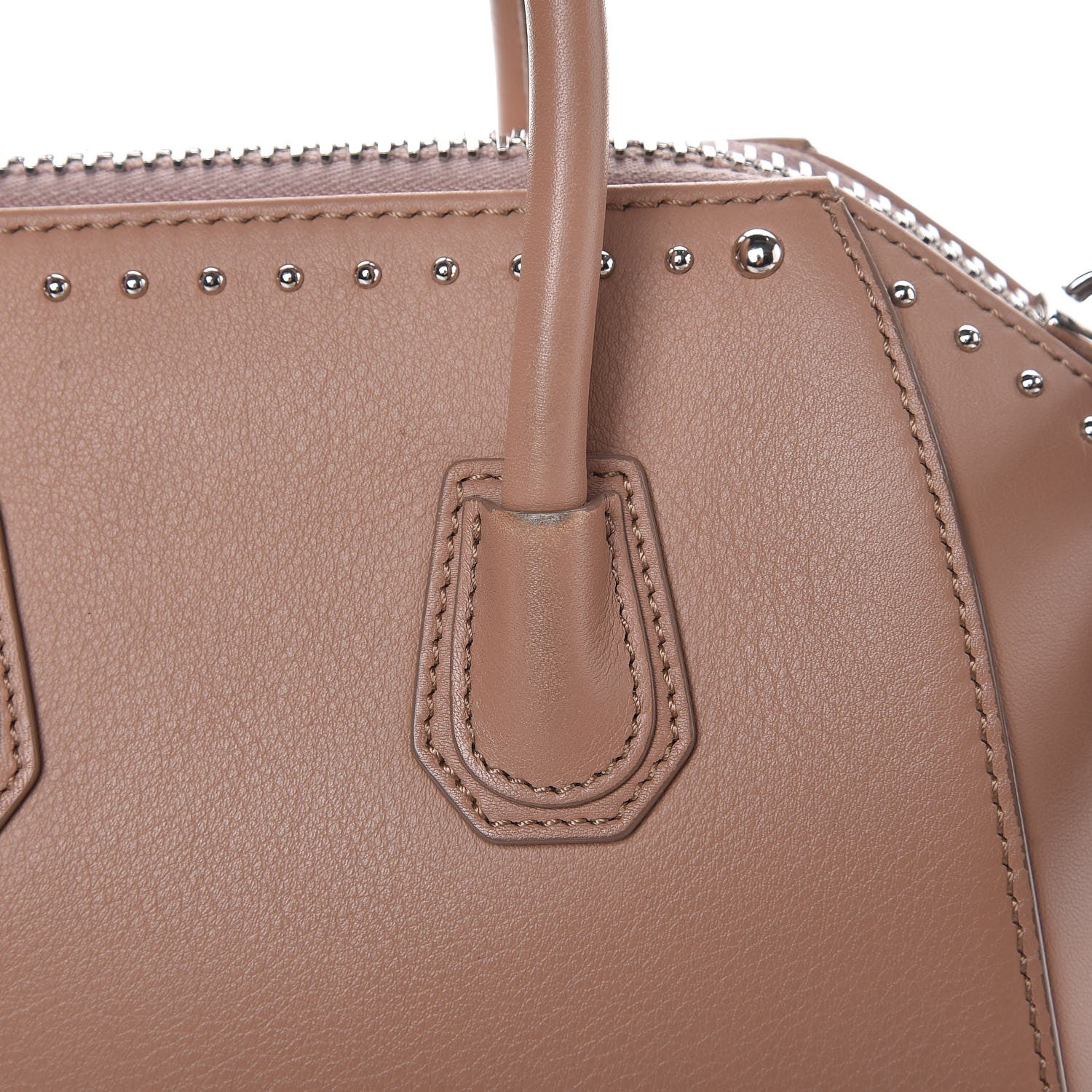 Givenchy Smooth Calfskin Mini Studded Antigona Old Pink 13 of 13