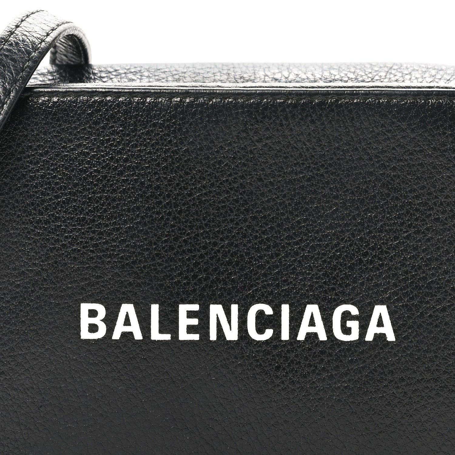 Balenciaga Calfskin Logo XS Everyday Camera Bag Black 7 of 10