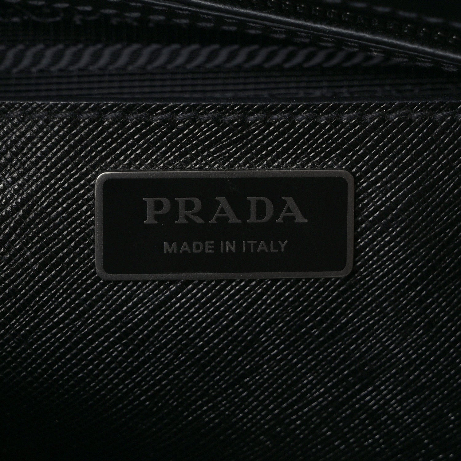 Prada Saffiano Lux Monochrome Large Galleria Double Zip Tote Black 6 of 8