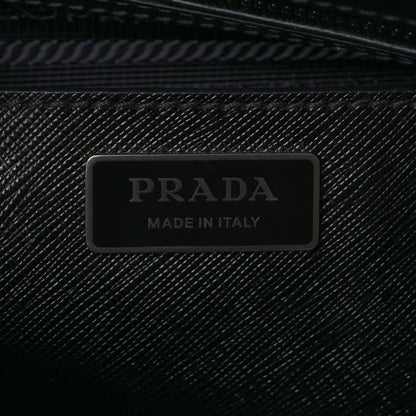 Prada Saffiano Lux Monochrome Large Galleria Double Zip Tote Black 6 of 8