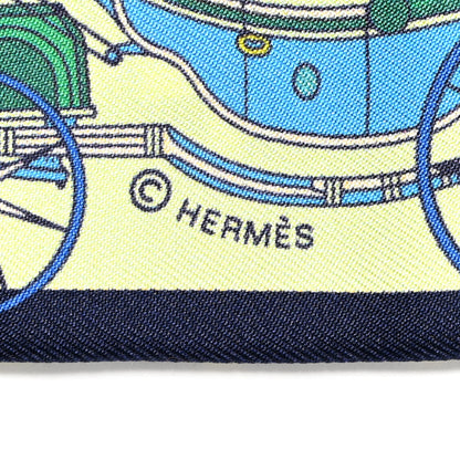 Hermes Silk Voitures Nouvelles Twilly Vert Anis Rouge 3 of 5