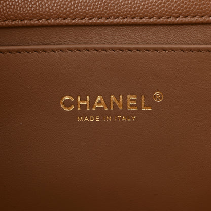 Chanel Caviar Quilted Coco First Flap Beige 6 of 11