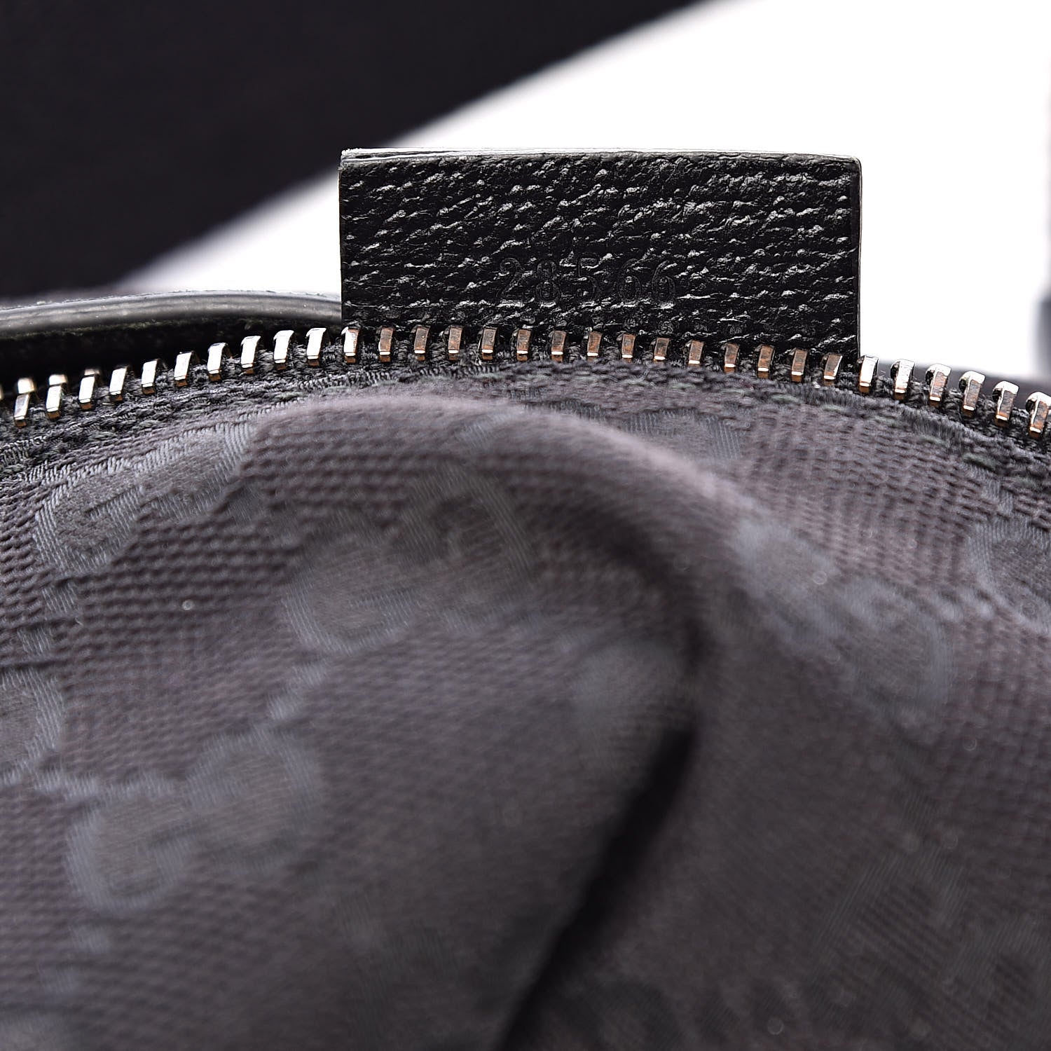 Gucci GG Monogram Double Pocket Belt Bag Black 8 of 18