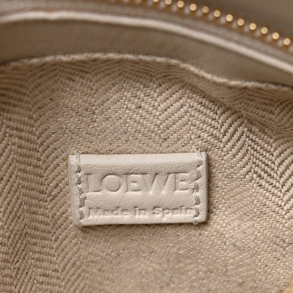 Loewe Calfskin Mini Puzzle Edge Bag Soft White Paper Craft 6 of 10