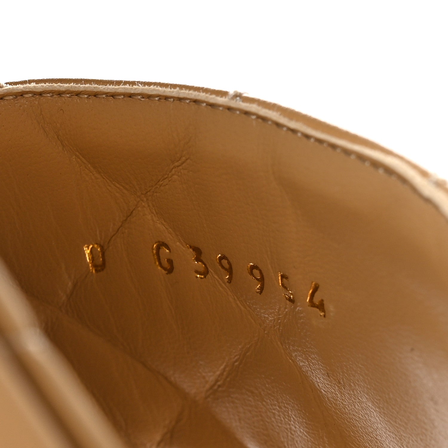 Chanel Shiny Goatskin CC Chain Mule Sandals 39 Beige 6 of 9