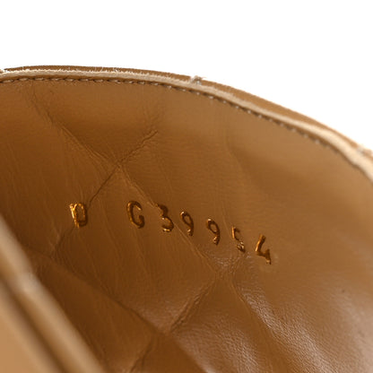 Chanel Shiny Goatskin CC Chain Mule Sandals 39 Beige 6 of 9