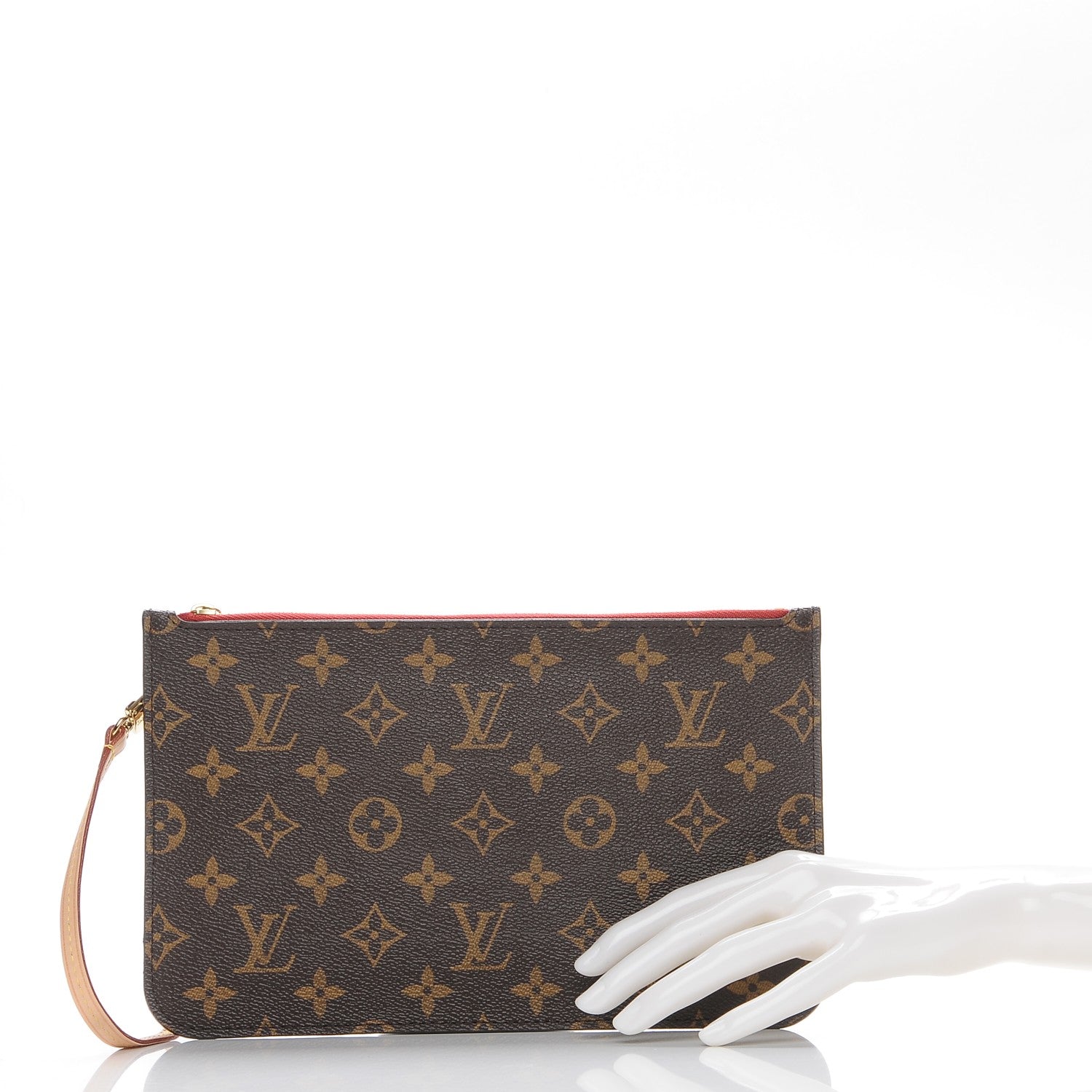 Louis Vuitton Monogram Neverfull MM GM Pochette Cherry 2 of 7