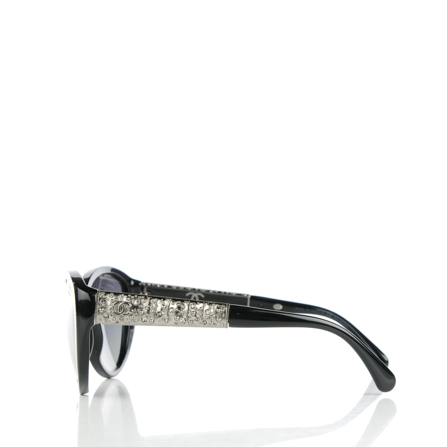 Cat Eye Bijoux Sunglasses 5298 B Black