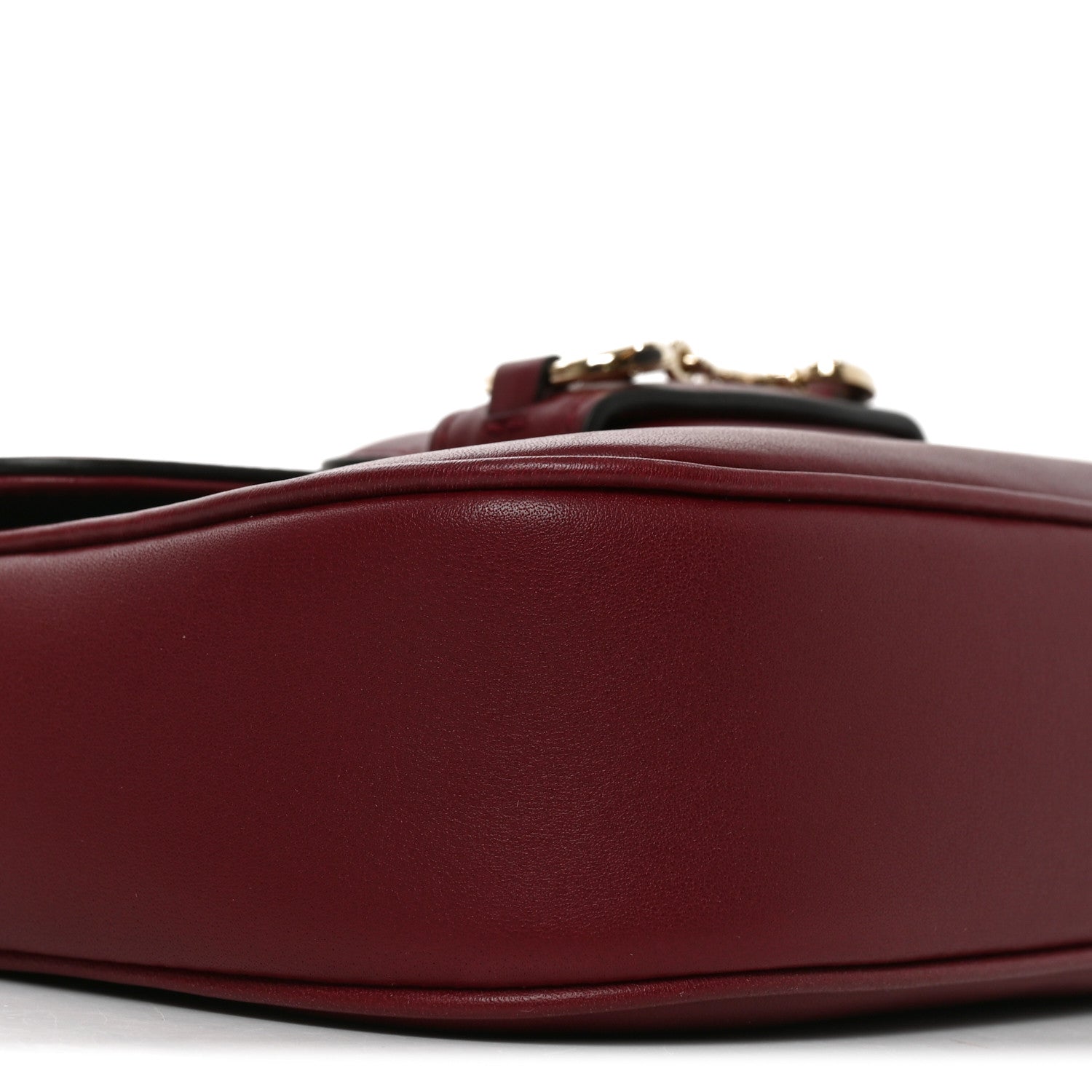 Gucci Arabella Calfskin Horsebit 1955 Shoulder Bag Rosso Ancora 9 of 11