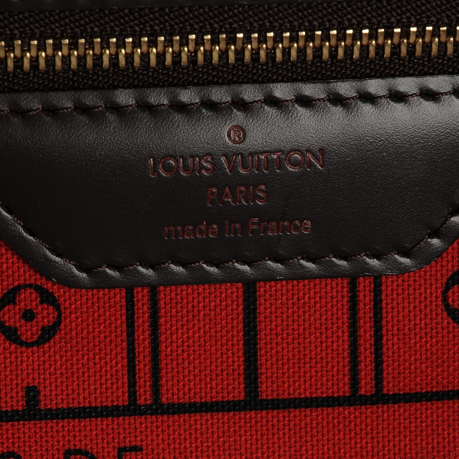 Louis Vuitton Damier Ebene Neverfull MM 7 of 8