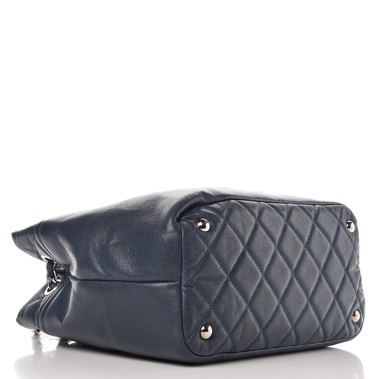 Caviar Timeless CC Soft Tote Navy Blue