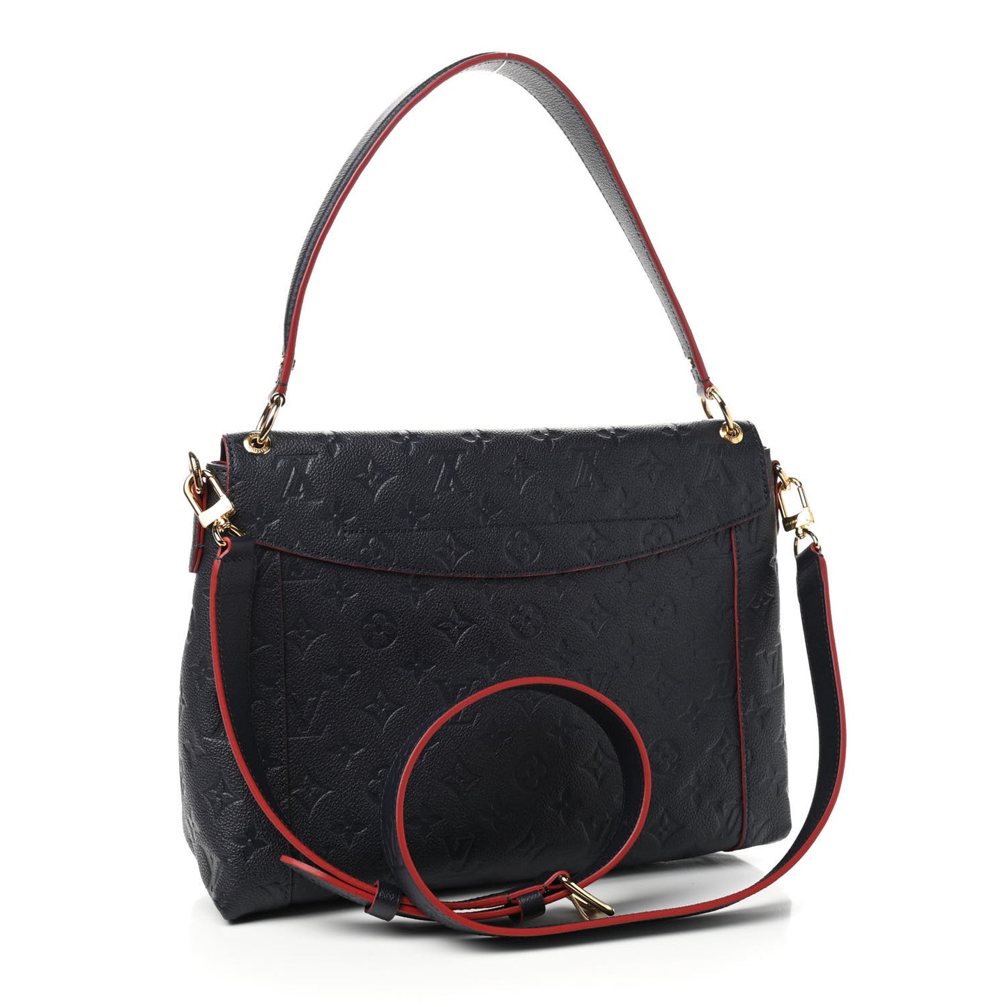 Empreinte Blanche MM Marine Rouge