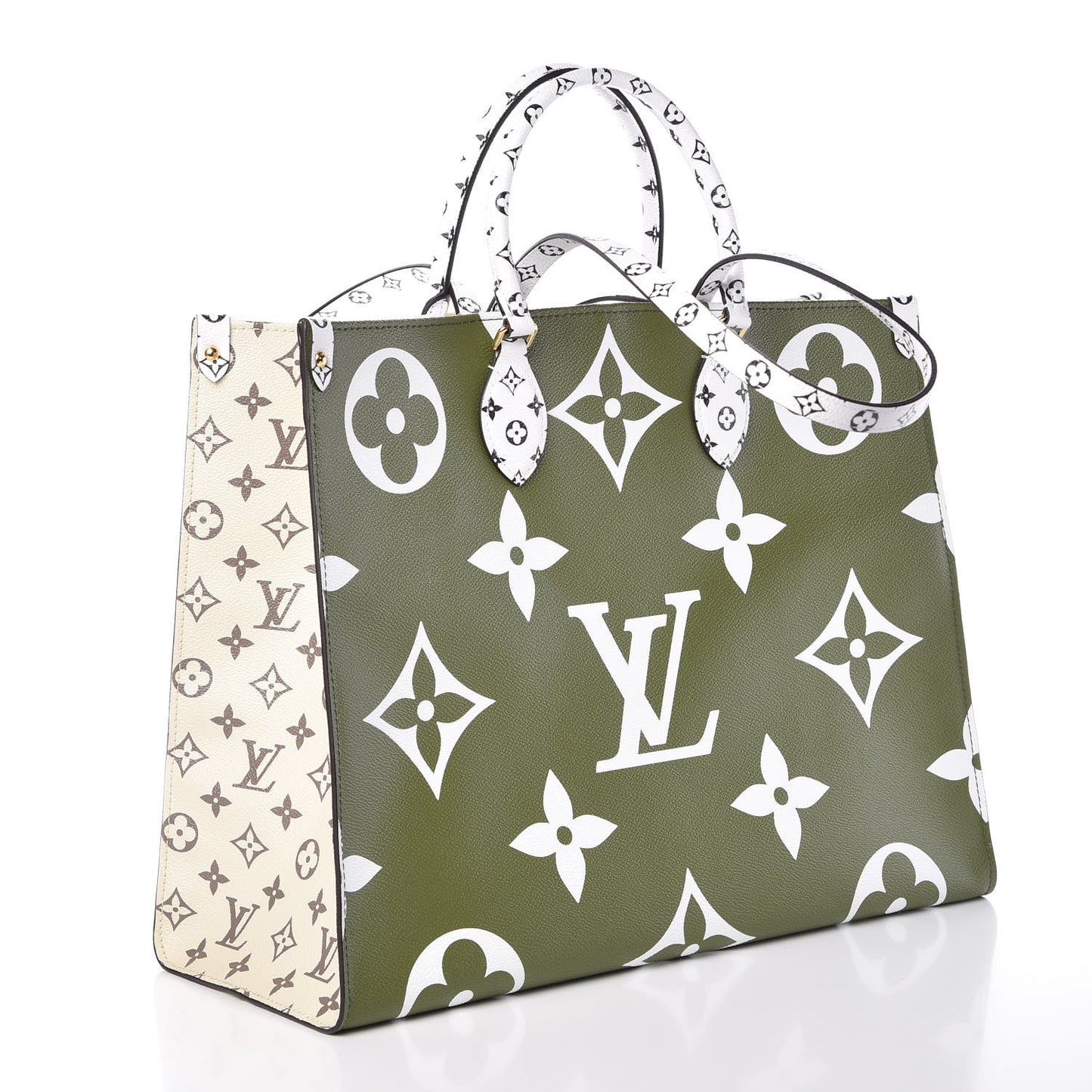 Monogram Giant Onthego GM Kaki Beige
