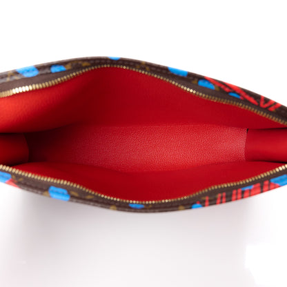 Louis Vuitton Monogram Jungle Dots Toiletry Pouch 26 Coquelicot Denim 5 of 11