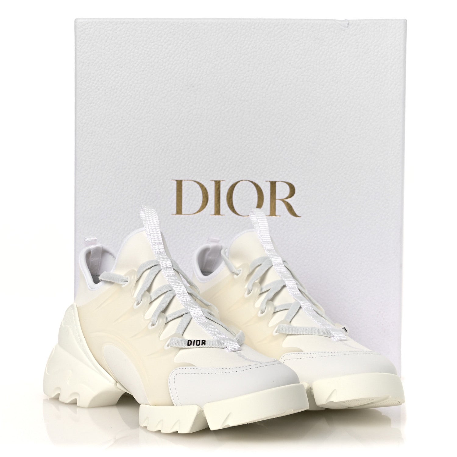 Christian Dior Technical Fabric Rubber Womens D-Connect Sneakers
