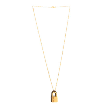Hermes Swift Small O'Kelly Pendant Necklace Etoupe 3 of 8