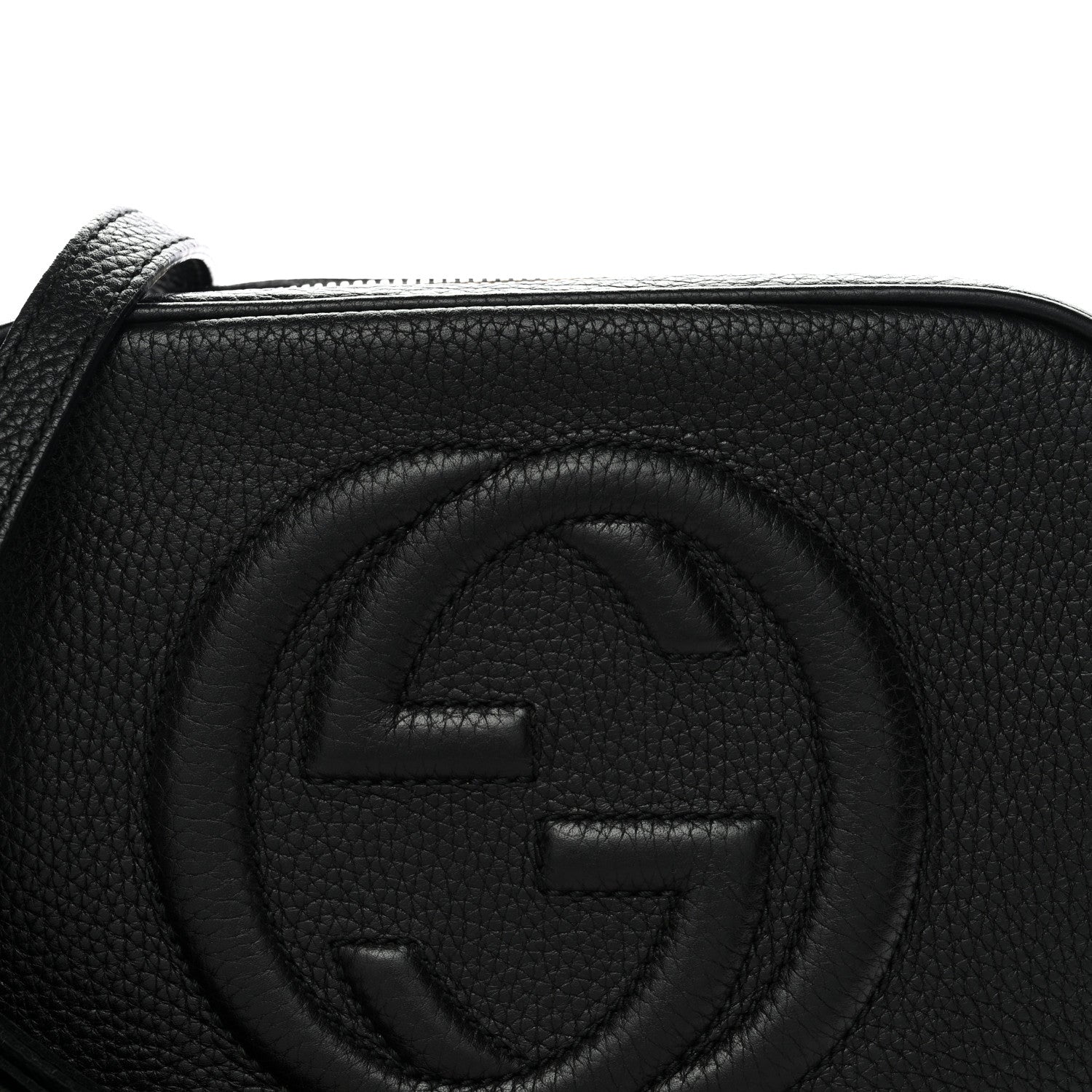 Gucci Pebbled Calfskin Small Soho Disco Bag Black 8 of 10