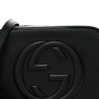 Gucci Pebbled Calfskin Small Soho Disco Bag Black 8 of 10