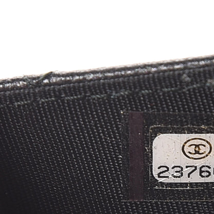 Chanel Caviar Quilted Boy Flap Card Holder So Black 8 of 9