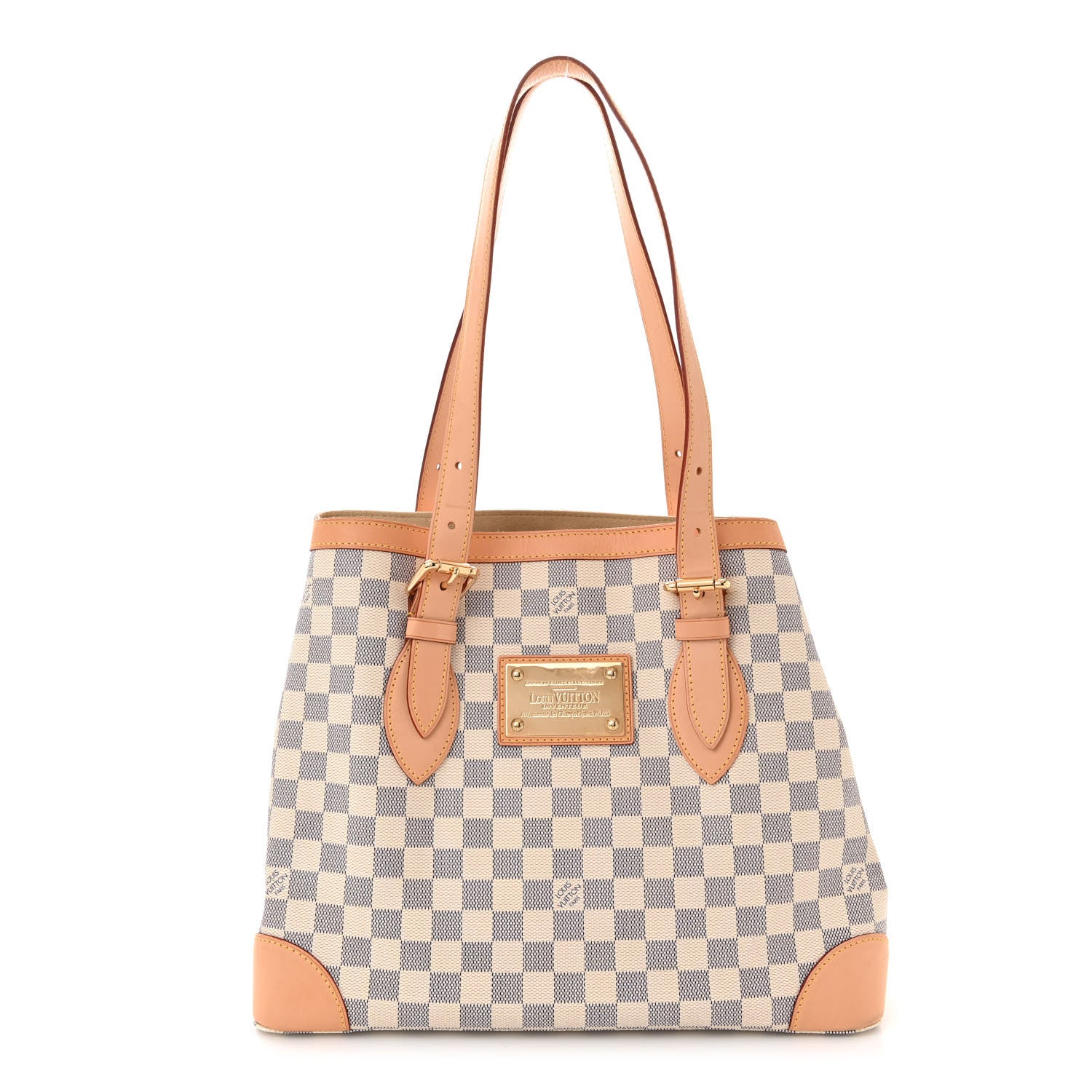 Louis Vuitton Damier Azur Hampstead MM 1 of 10