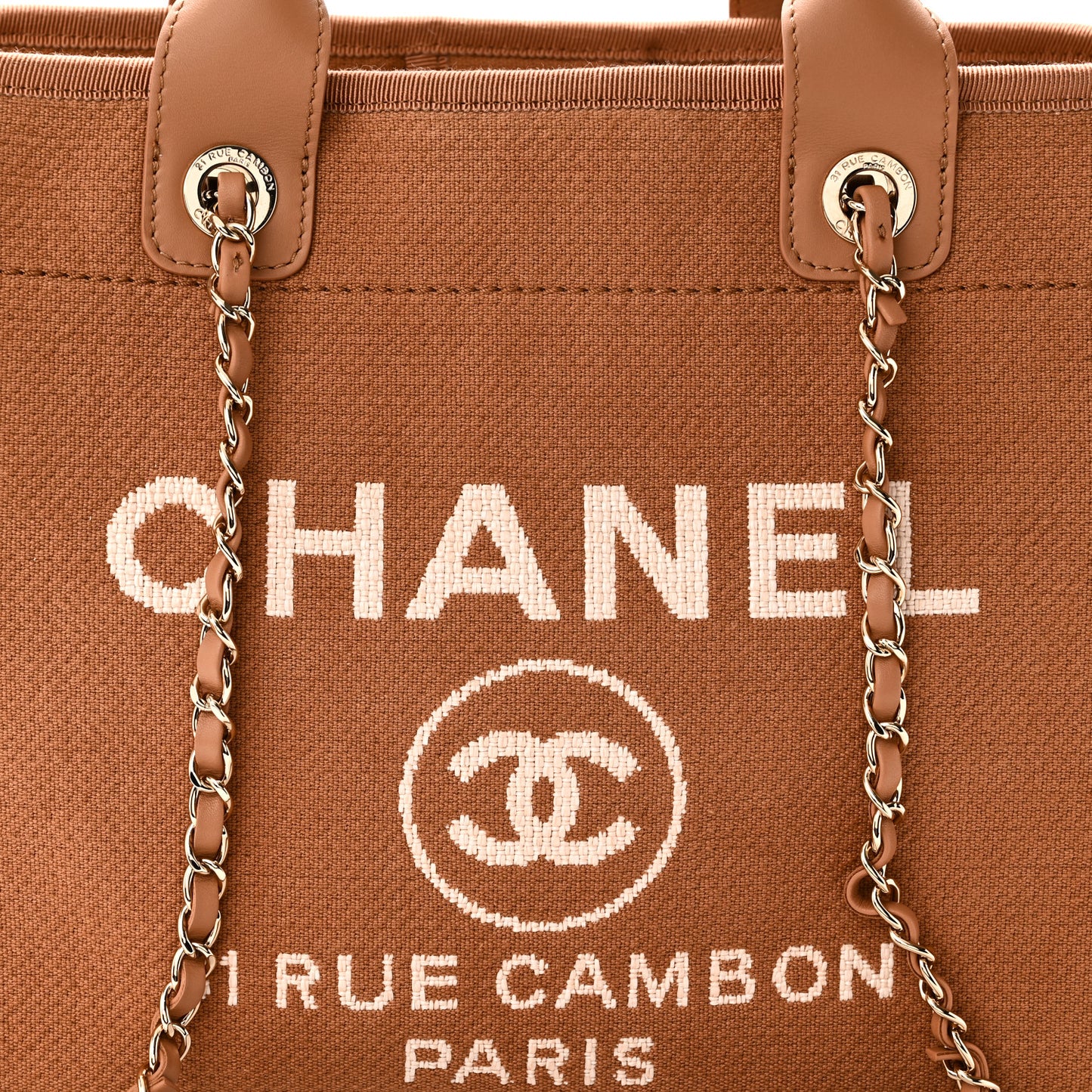 Mixed Fibers Small Deauville Tote Camel