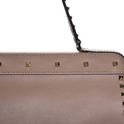 Valentino Garavani Nappa Rockstud Frame Handle Bag Poudre 9 of 11
