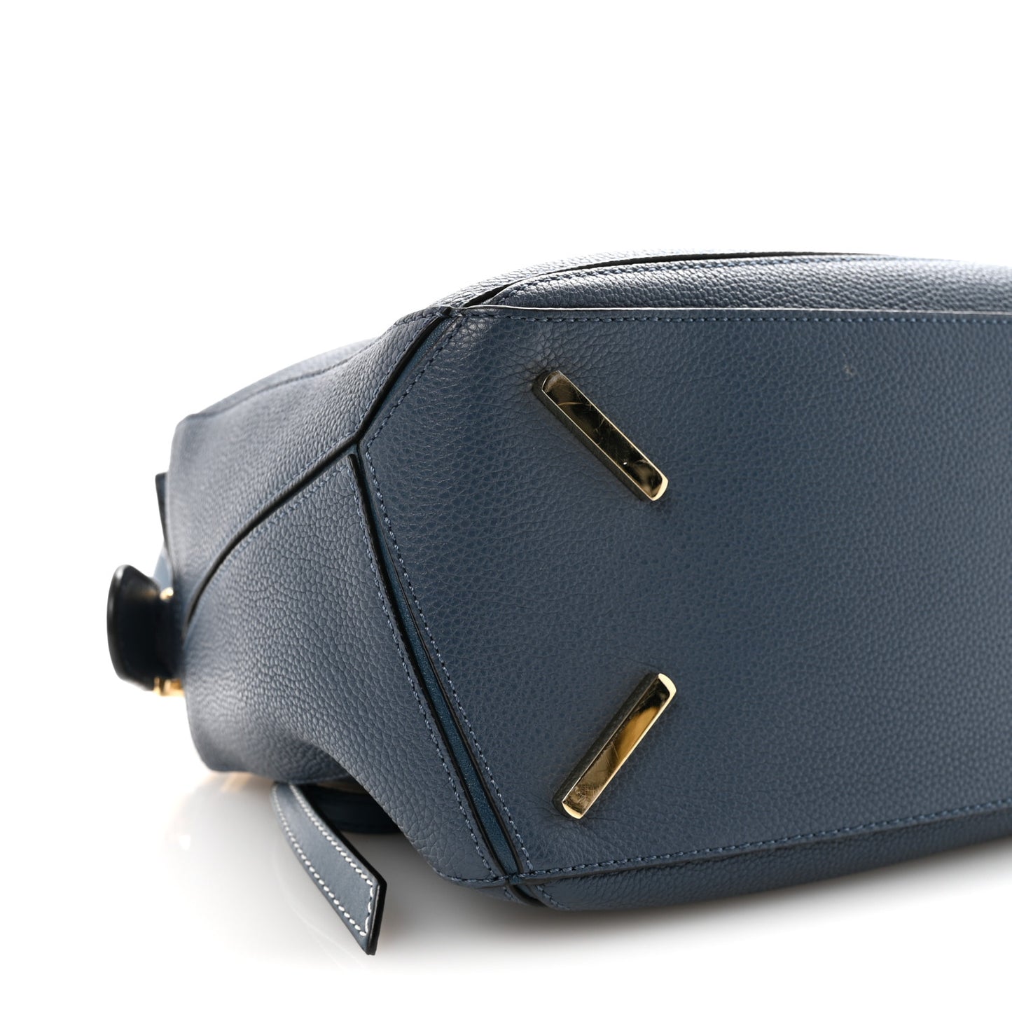Calfskin Medium Puzzle Bag Dark Blue