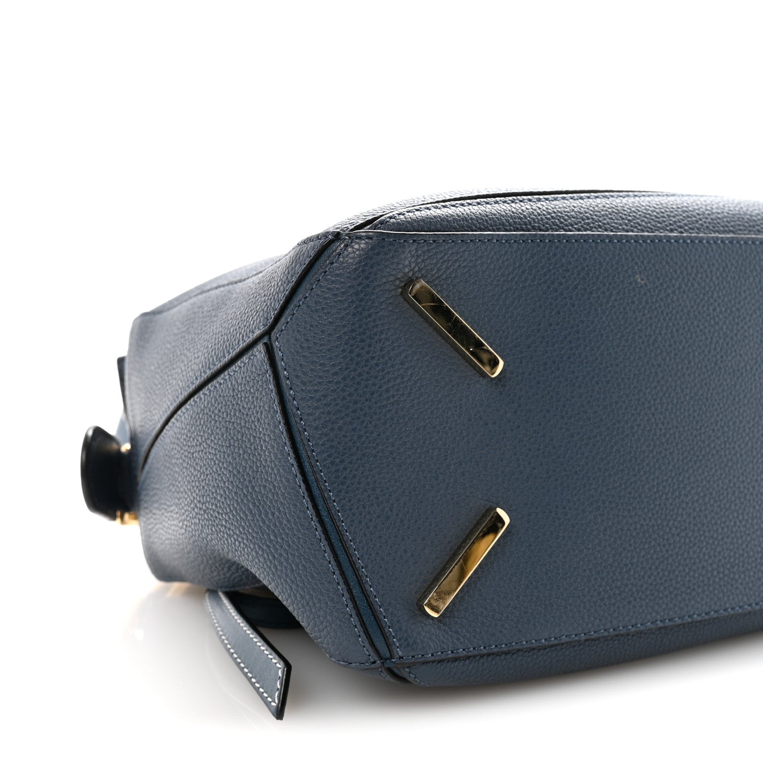 Loewe Calfskin Medium Puzzle Bag Dark Blue 8 of 9