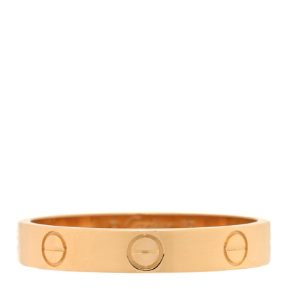 Cartier 18K Yellow Gold 3.5mm LOVE Wedding Band Ring 59 8.75 1 of 5