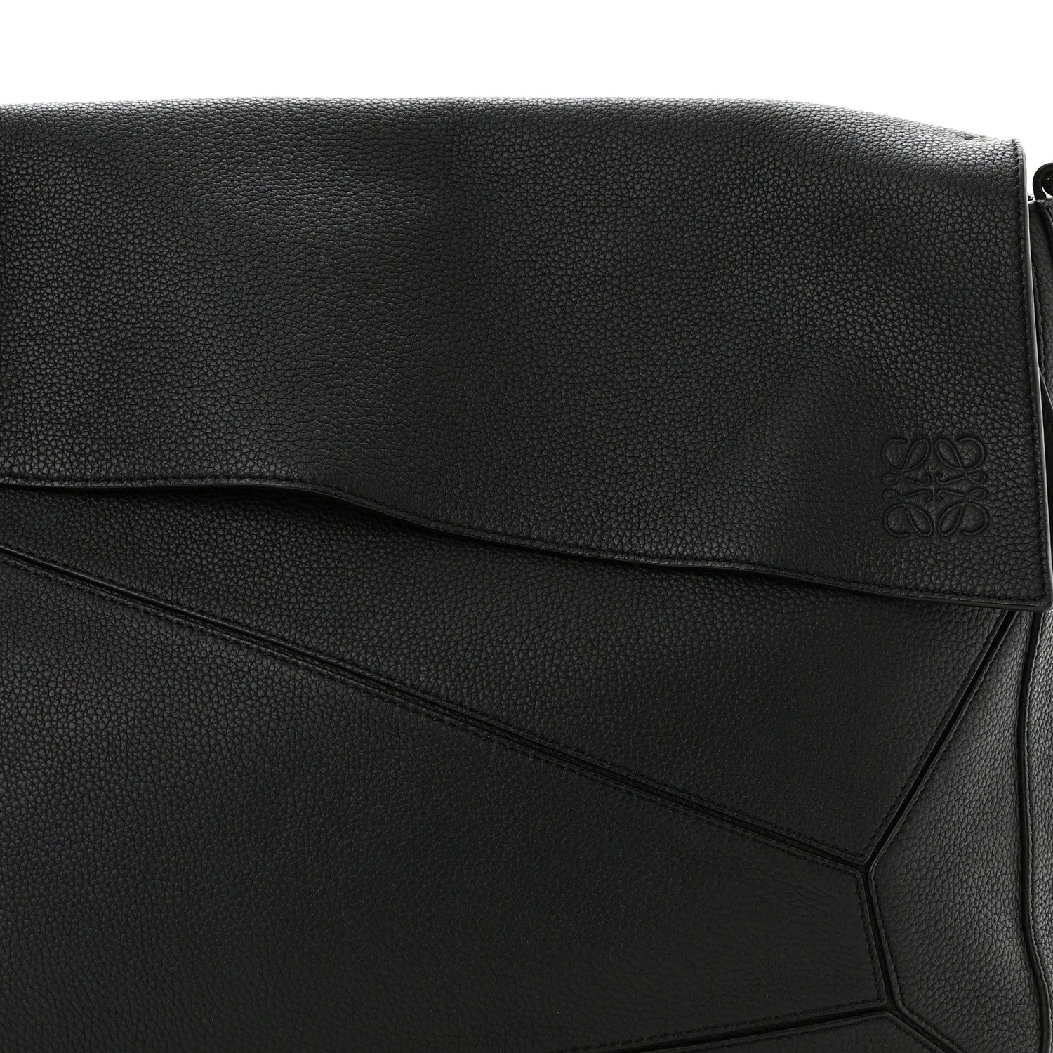 Loewe Calfskin Puzzle Messenger Bag Black 7 of 9
