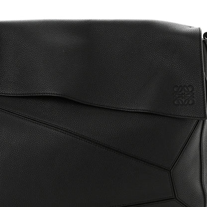 Loewe Calfskin Puzzle Messenger Bag Black 7 of 9