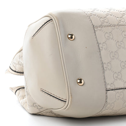Gucci Guccissima Medium Mayfair Tote Off White 9 of 10