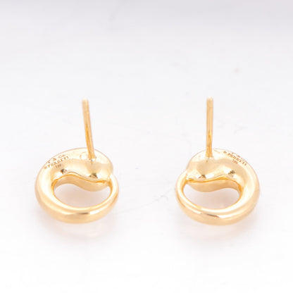 Tiffany 18K Yellow Gold Elsa Peretti Eternal Circle Earrings 3 of 4