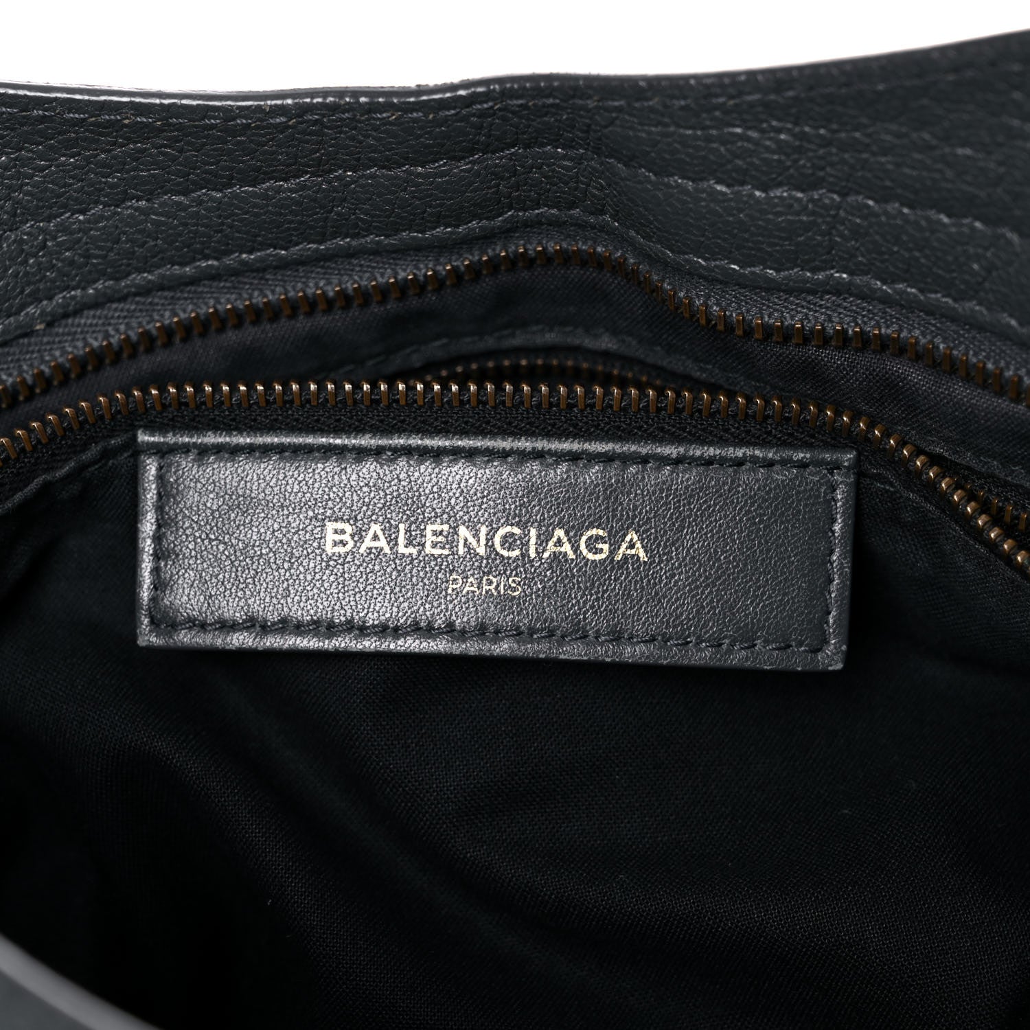 Balenciaga Chevre Classic Hardware Metallic Edge City Gris Fossile 5 of 15
