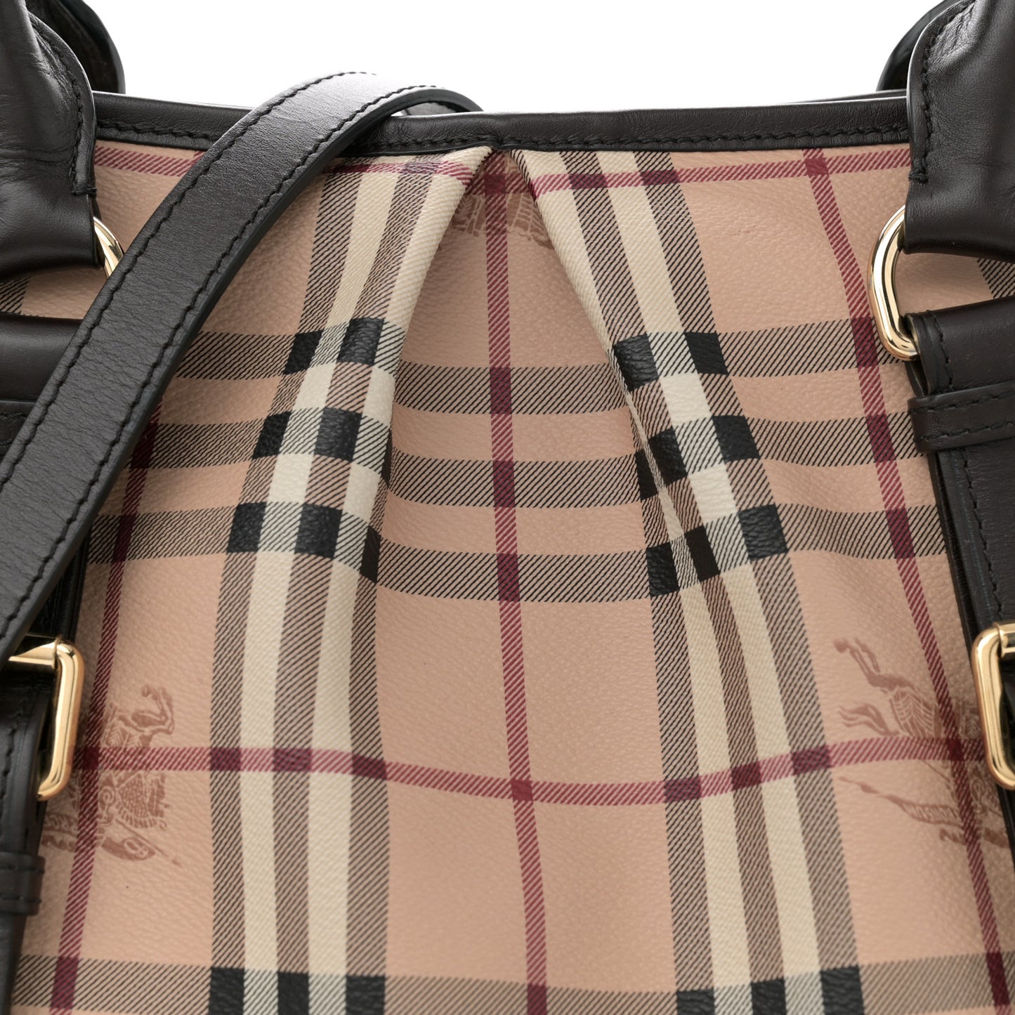 Haymarket Check Small Northfield Tote Chocolate