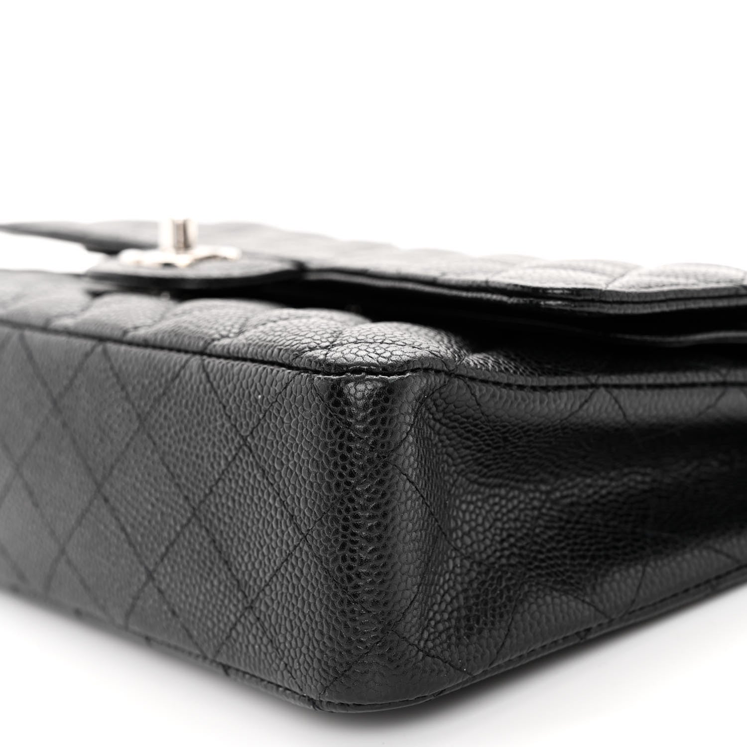 Chanel Caviar Quilted Medium Double Flap Black 10 of 10