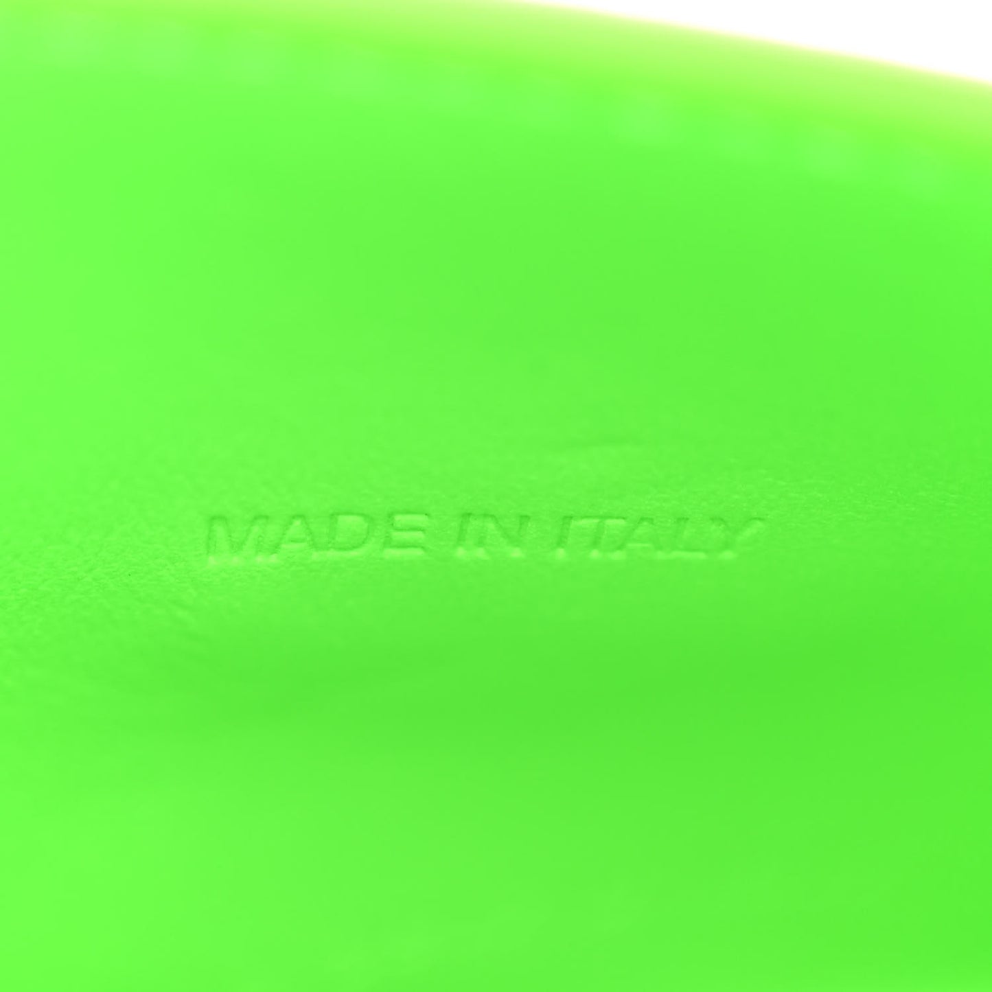 Shiny Box Calfskin Hourglass Top Handle Bag XS Fluo Green