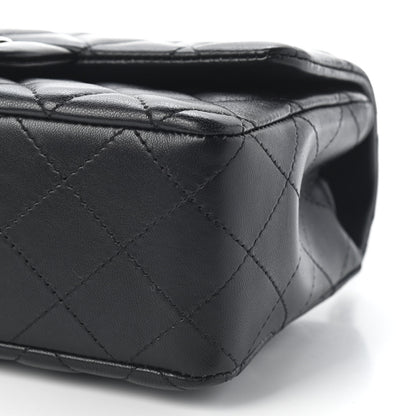 Chanel Lambskin Quilted Mini Rectangular Flap Black 7 of 8