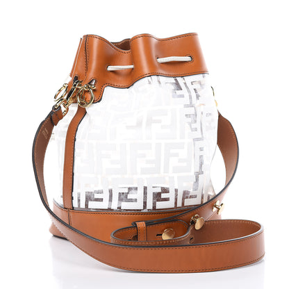 Fendi TPU FF Vitello Aura F is Fendi Grande Mon Tresor Bucket Bag White Cuoio 3 of 9
