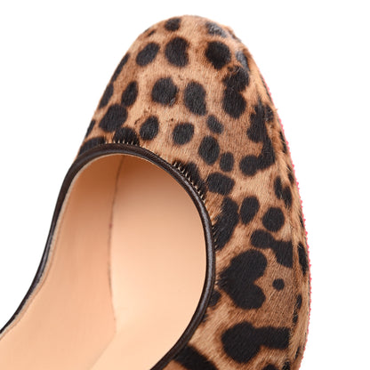 Christian Louboutin Calf Hair Leopard Print Filo 120 Pumps 40 Leopard Black 10 of 10