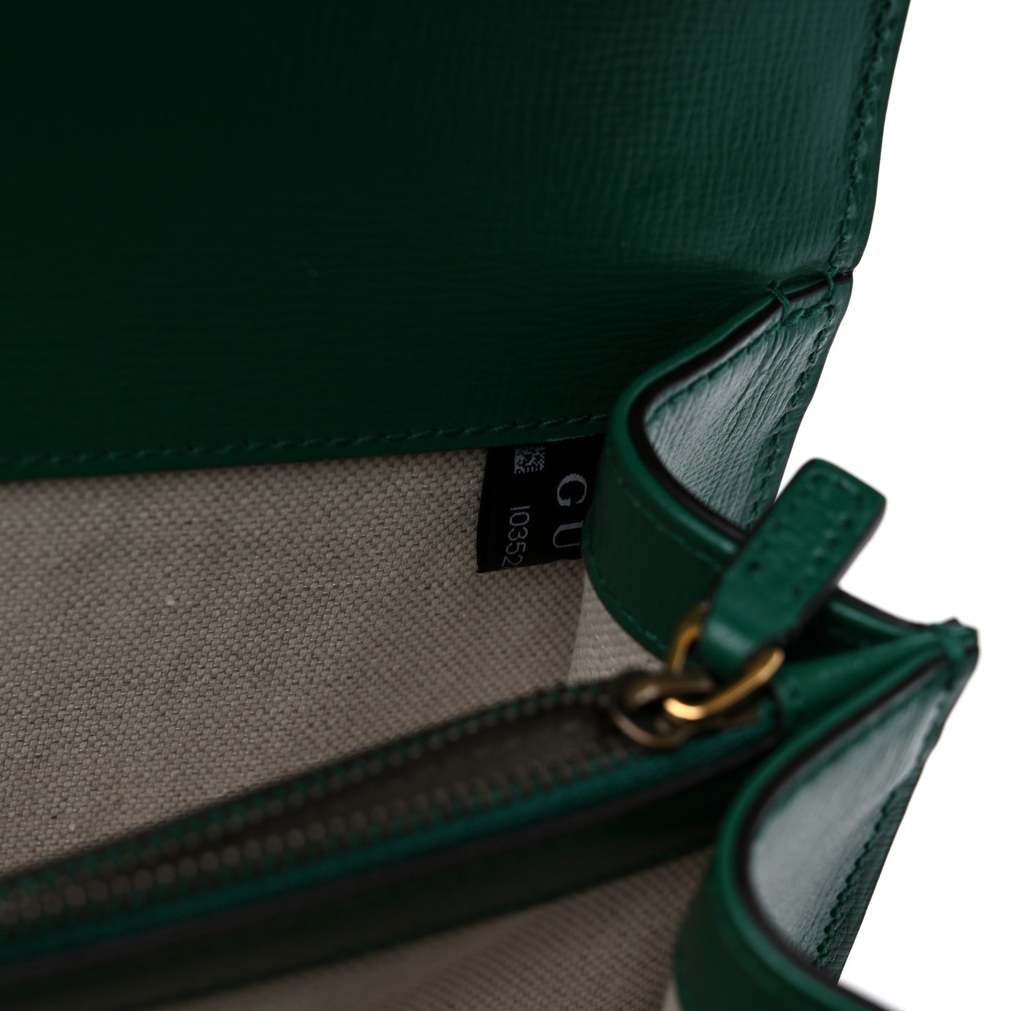 Azalea Calfskin Enamel Small Dionysus Shoulder Bag New Shamarock Emerald Off White