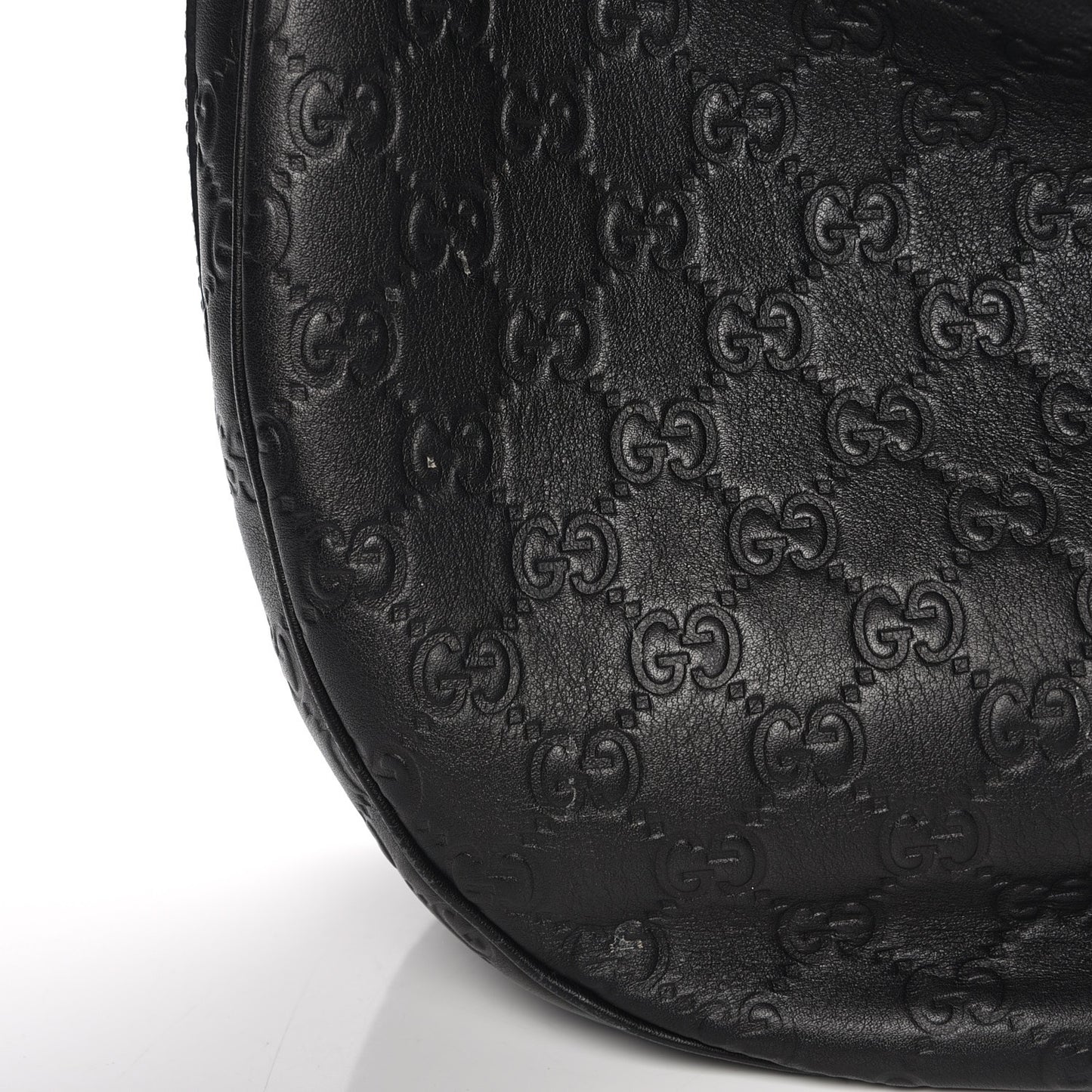 Guccissima Medium GG Twins Hobo Black