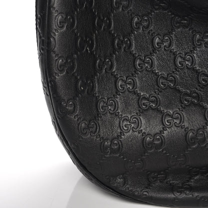 Gucci Guccissima Medium GG Twins Hobo Black 8 of 9