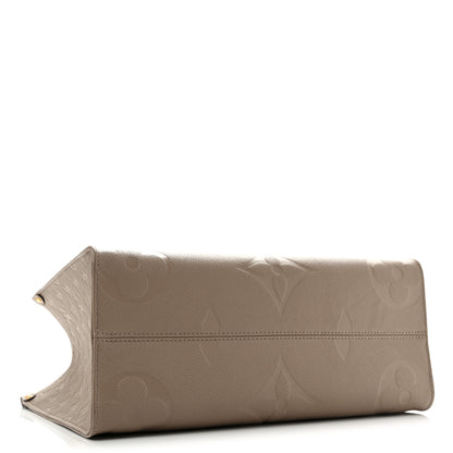 Louis Vuitton Empreinte Monogram Giant Onthego MM Tourterelle 4 of 11